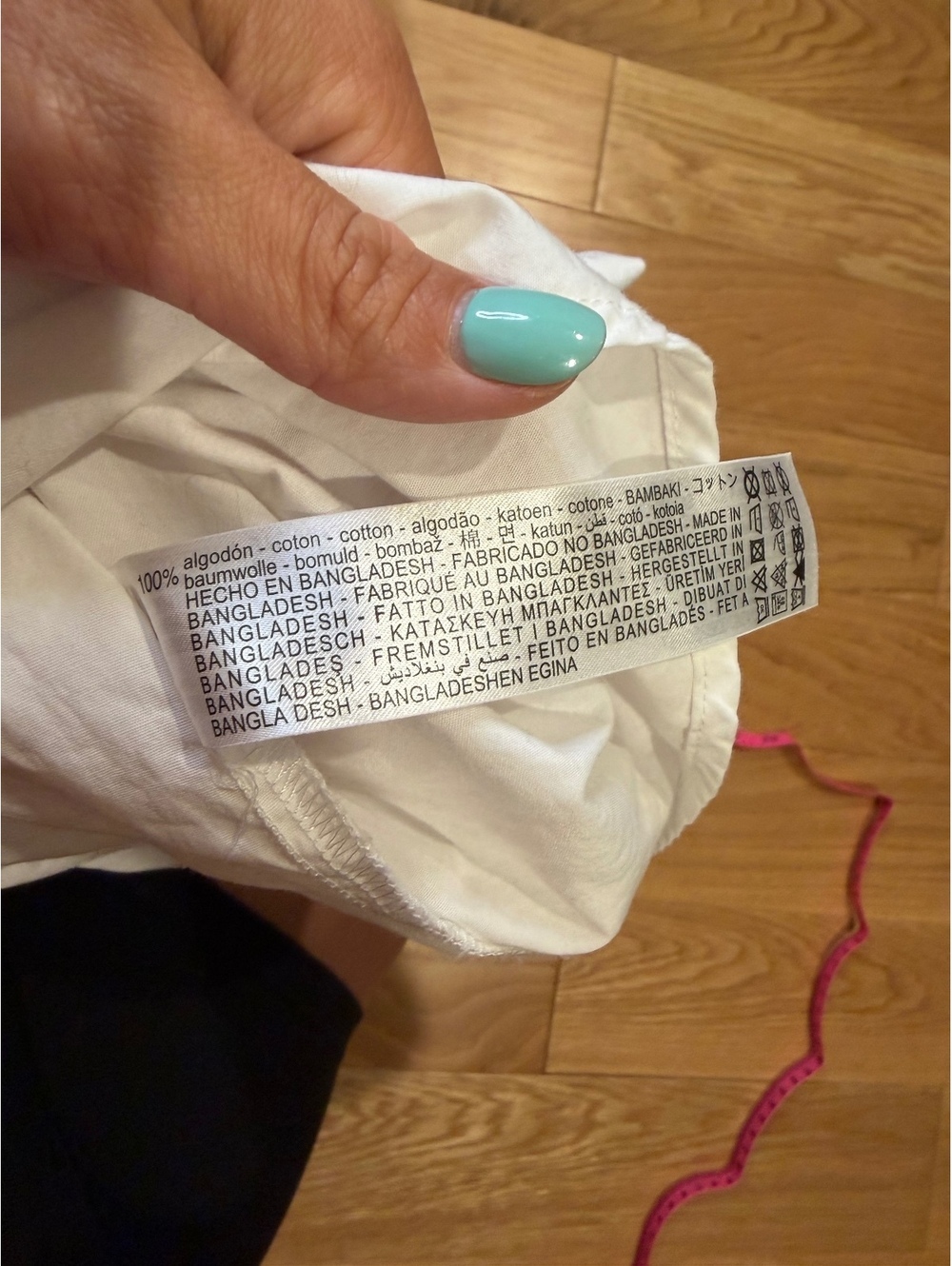ZARA White Poplin Button Up Shirt XL - Picture 7 of 7